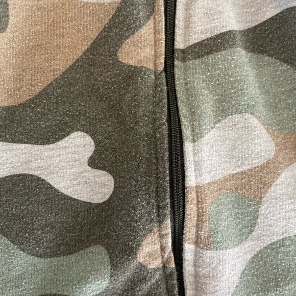 WONDER NATION Romper Hooded Camo Size 6-9m - Picture 4 of 5